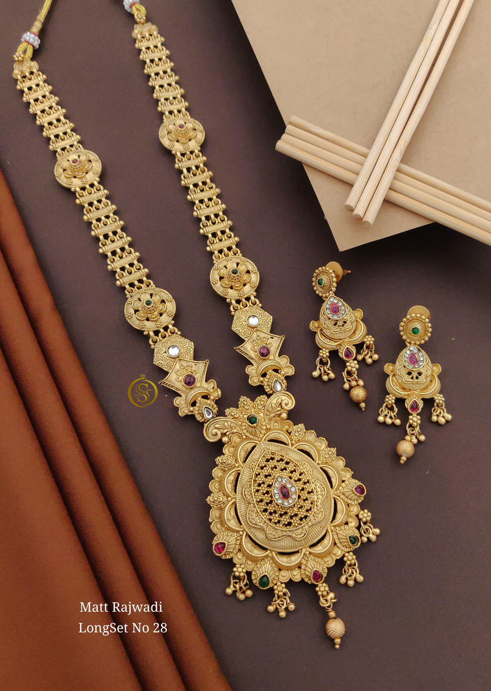 28 MR Matte Bridal Rajwadi Long Set Wholesale Shop In Surat
